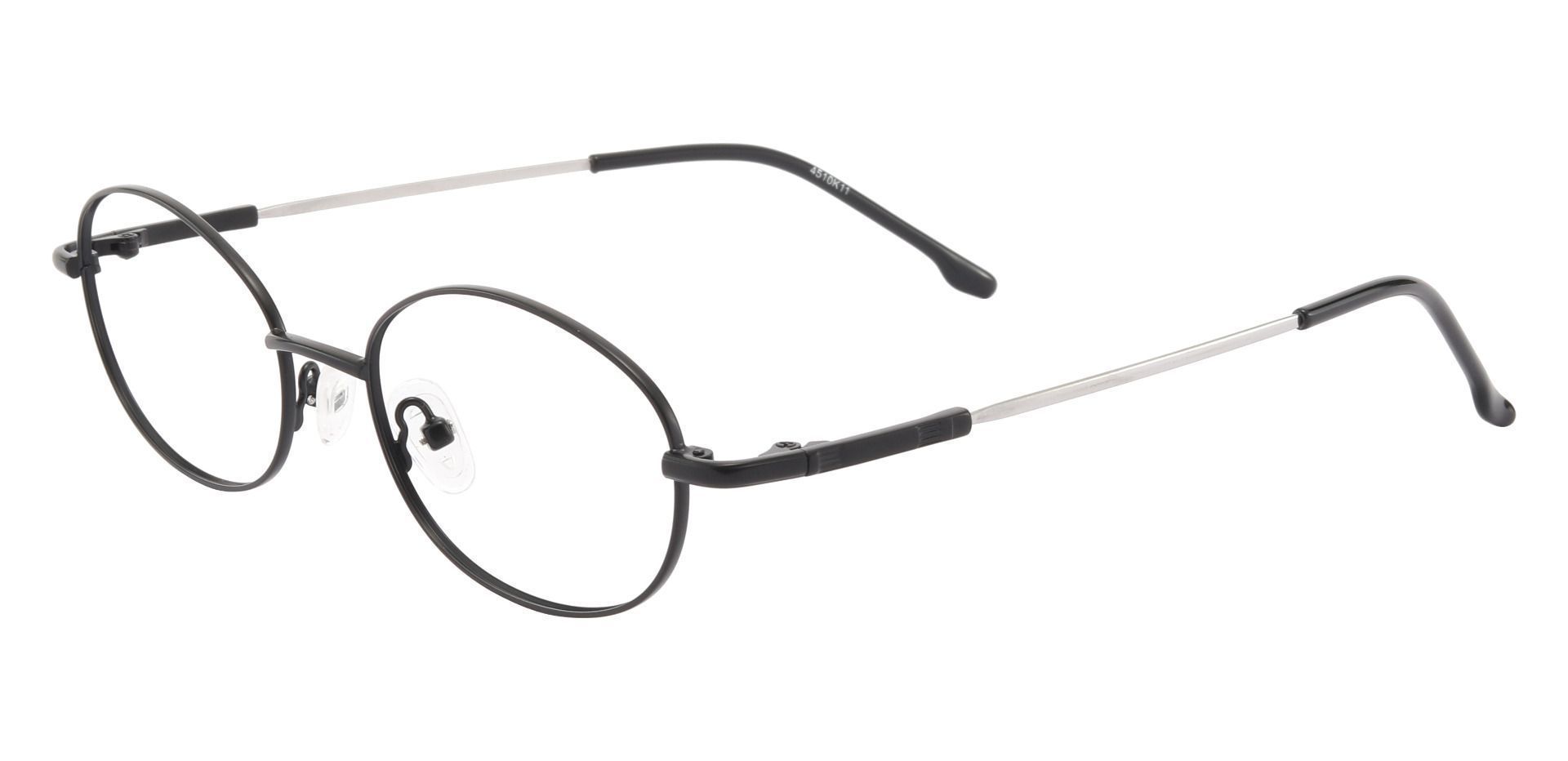 Calera Oval Prescription Glasses - Black