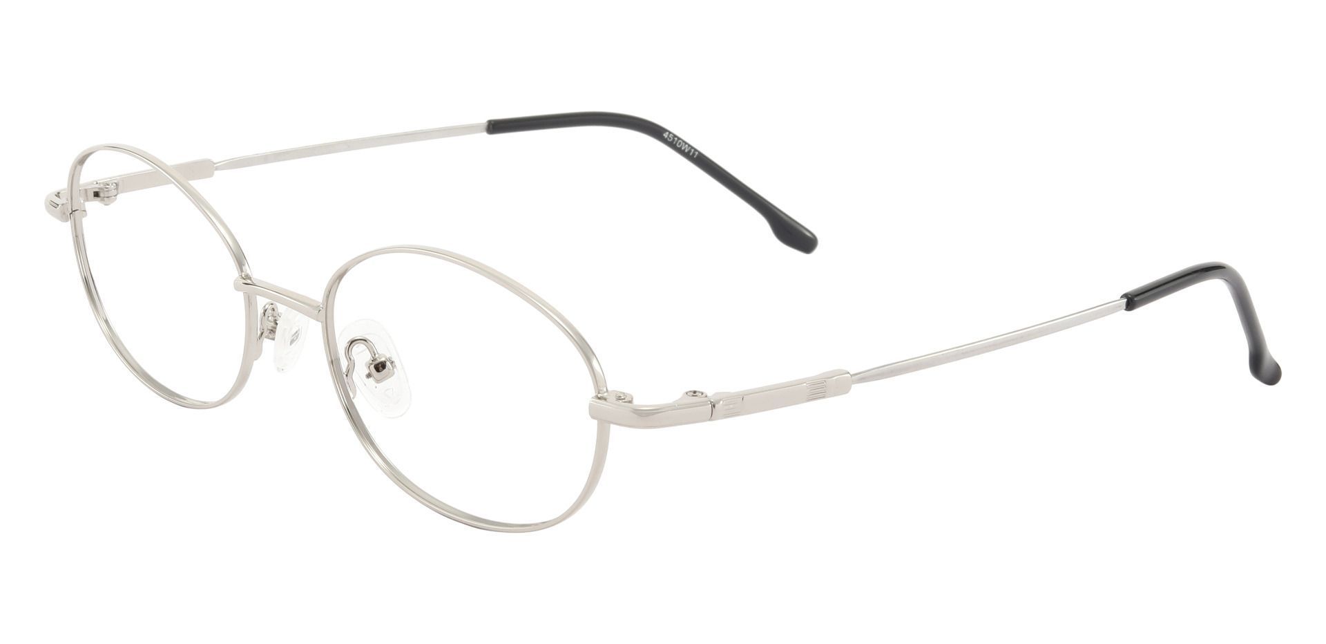 Calera Oval Reading Glasses - Silver