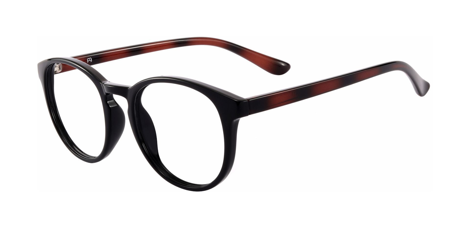 Clarita Oval Progressive Glasses - Black