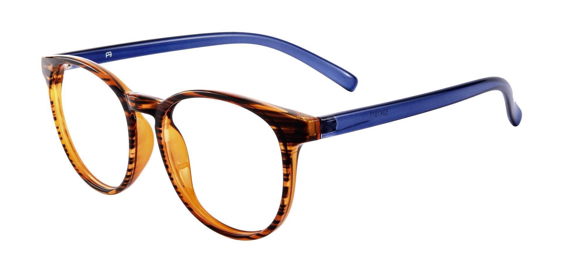 Corbett Oval Progressive Glasses - Striped