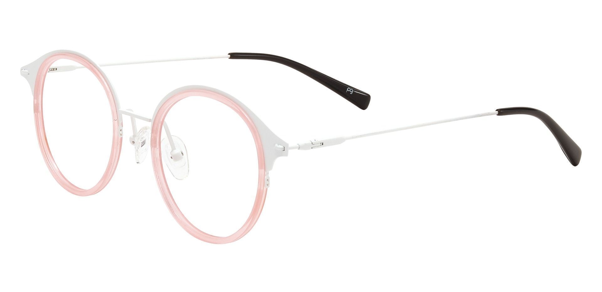 Ramona Round Eyeglasses Frame - White