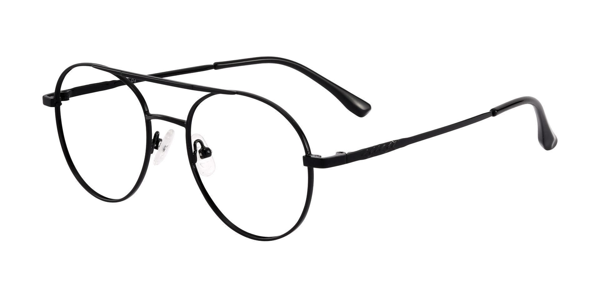 Cresson Aviator Lined Bifocal Glasses - Black