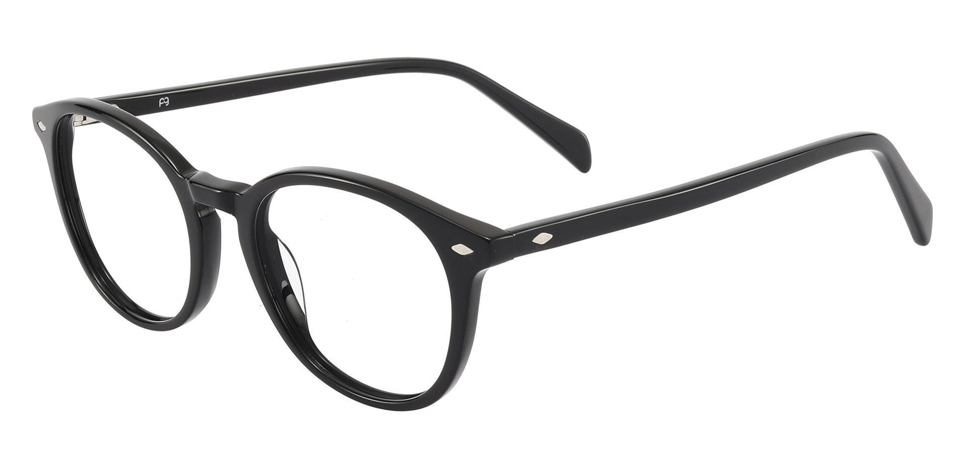 Cove Oval Prescription Glasses - Black