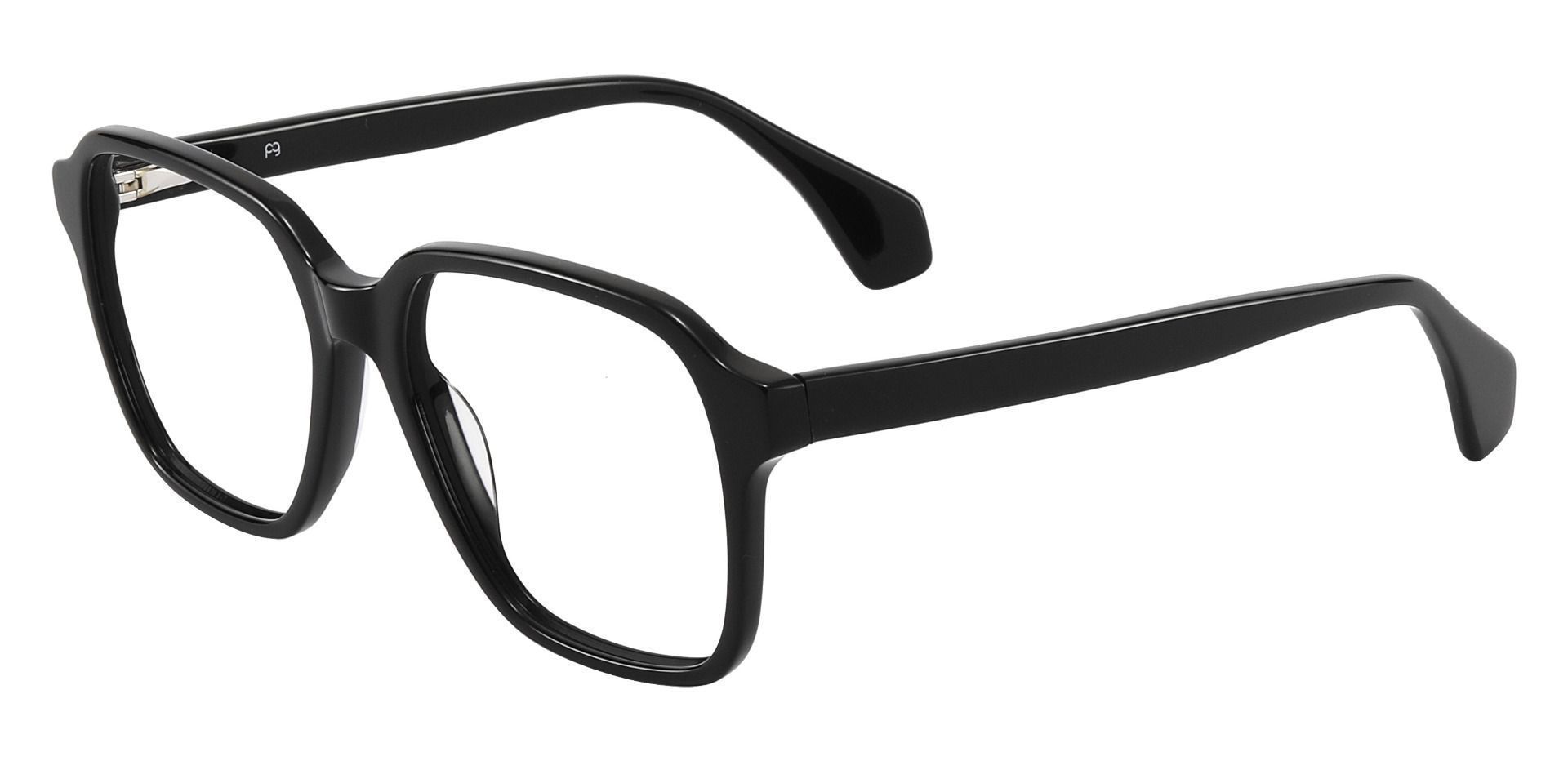 Renovo Square Eyeglasses Frame - Black
