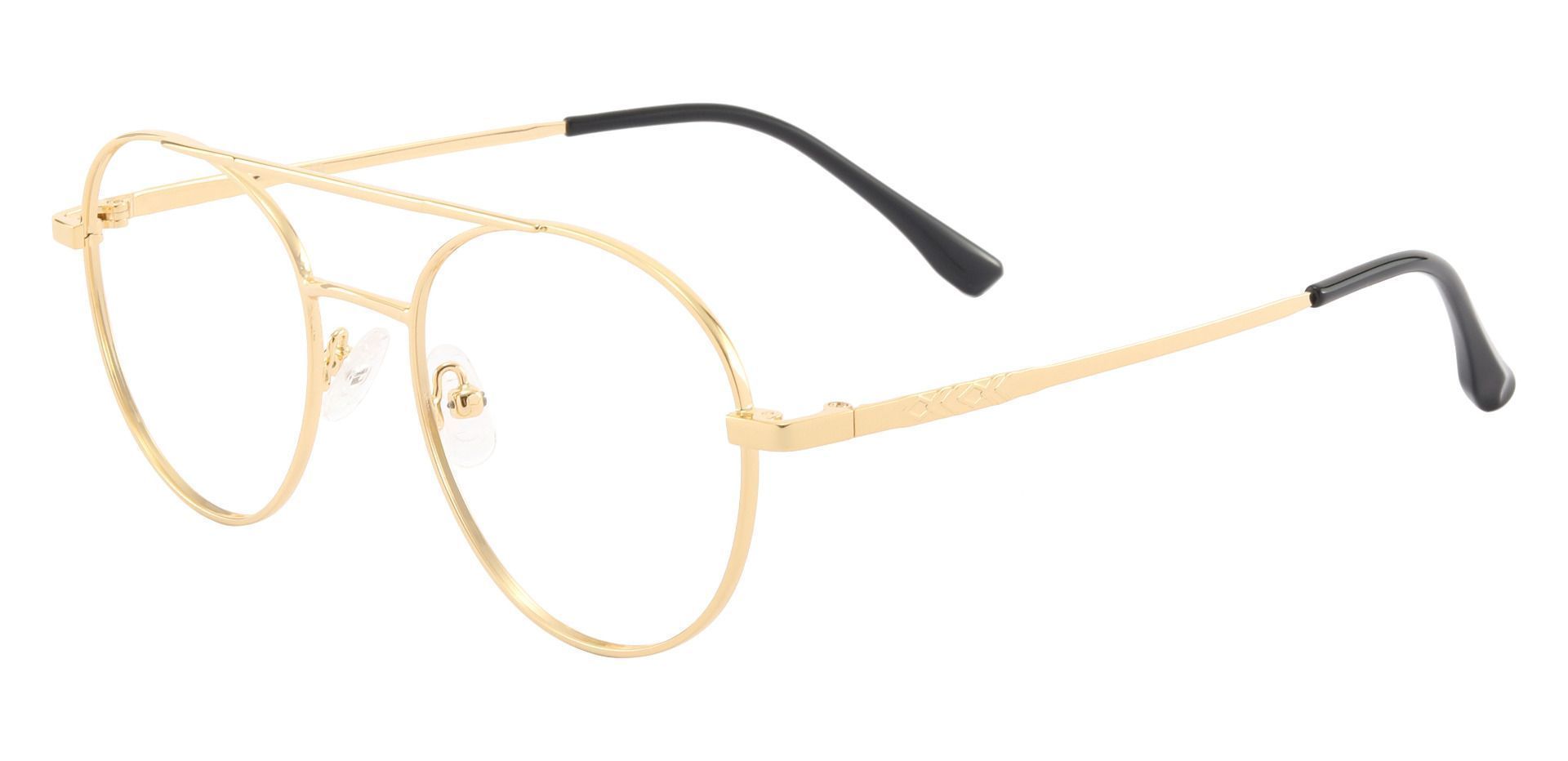 Cresson Aviator Progressive Glasses - Gold