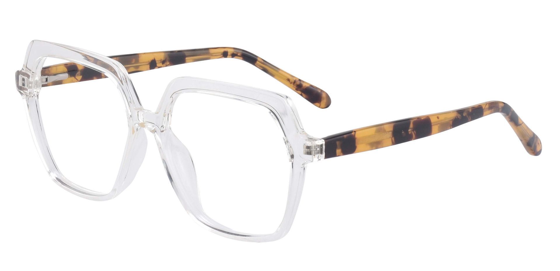 Samara Geometric Prescription Glasses - Clear