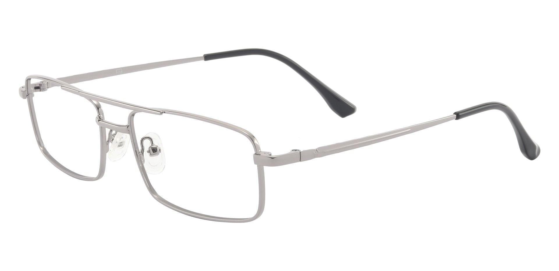 Ortega Aviator Prescription Glasses - Silver