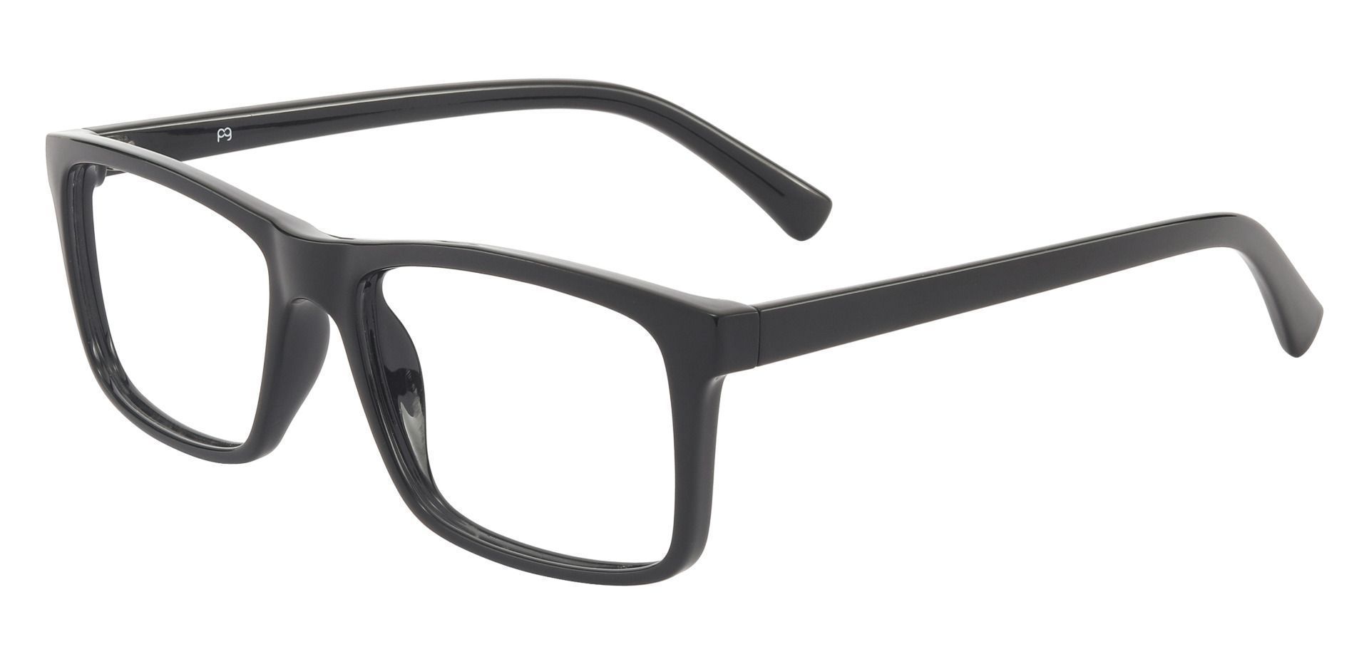 Matthew Rectangle Prescription Glasses - Black