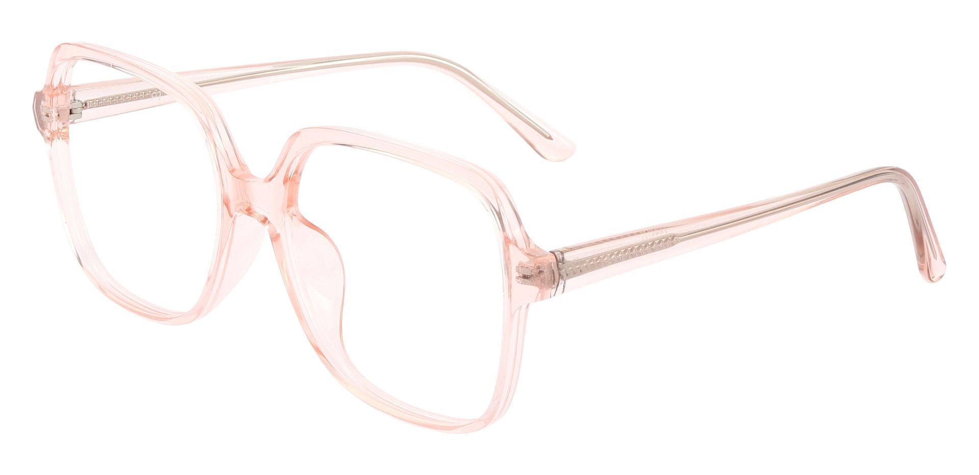 Ewen Square Prescription Glasses - Pink