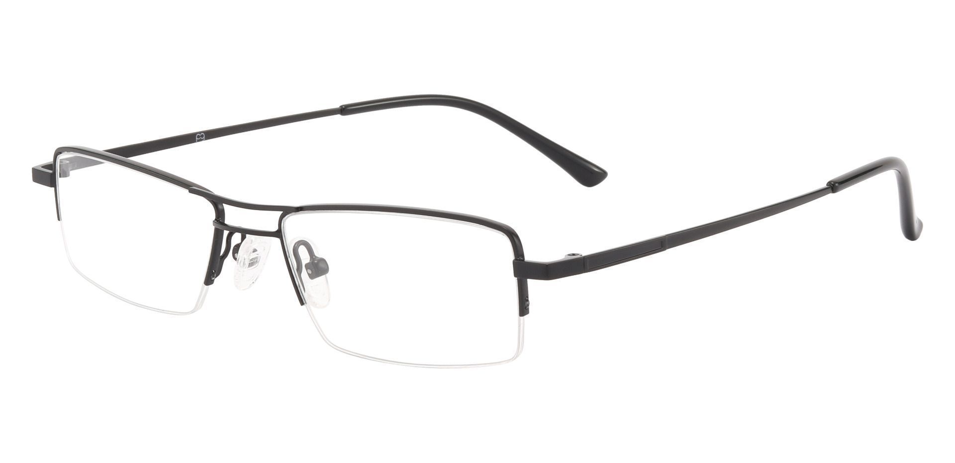 Gilbert Aviator Single Vision Glasses - Black