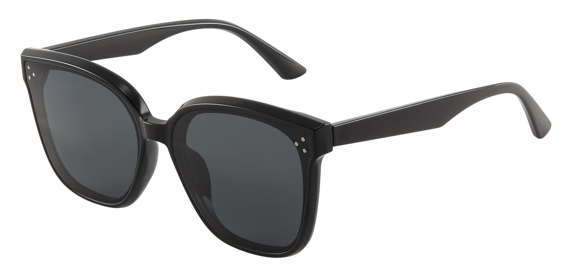 Laraine Square Black Non-Rx Sunglasses
