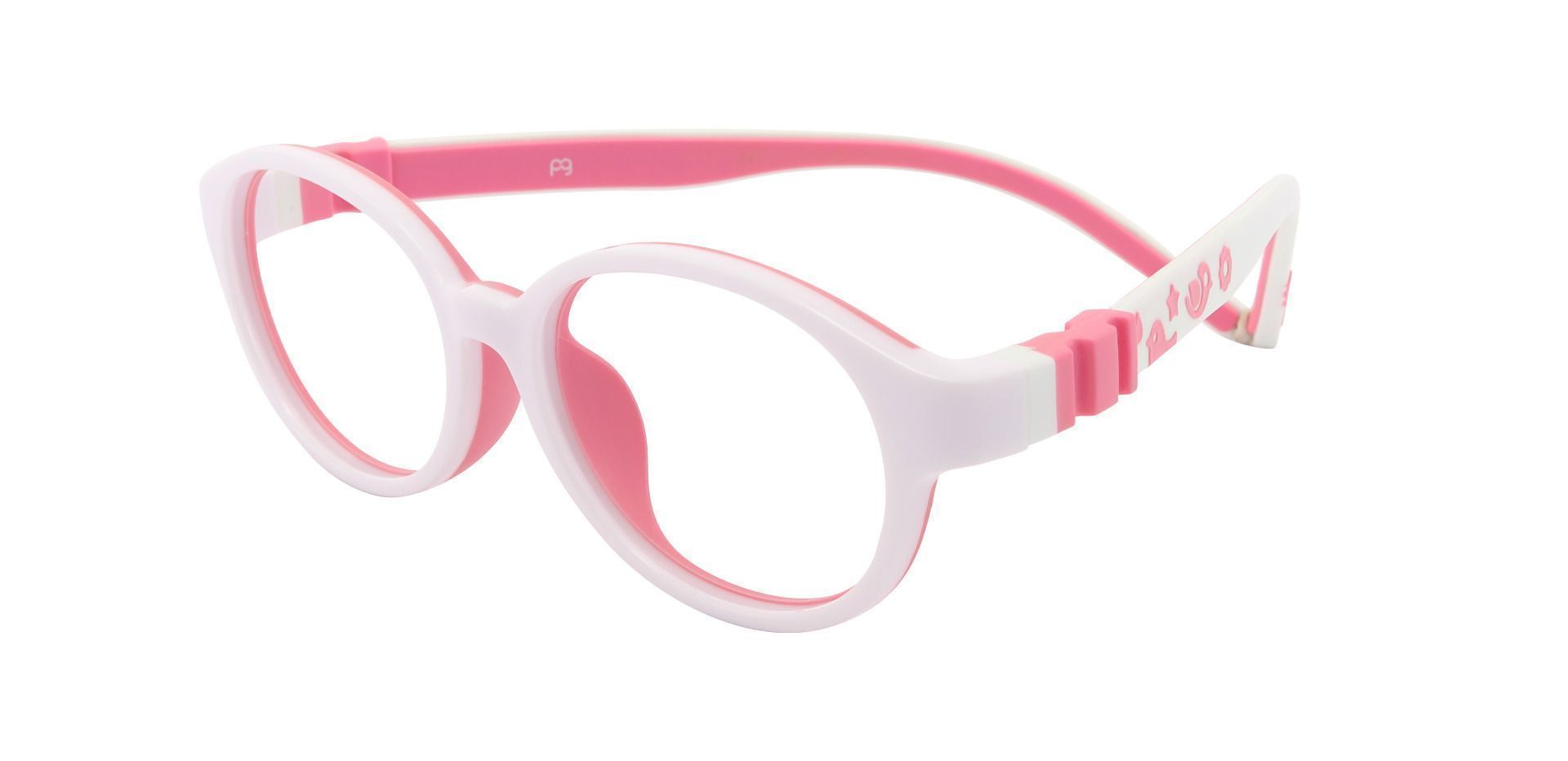 Sweeny Oval Prescription Glasses - White