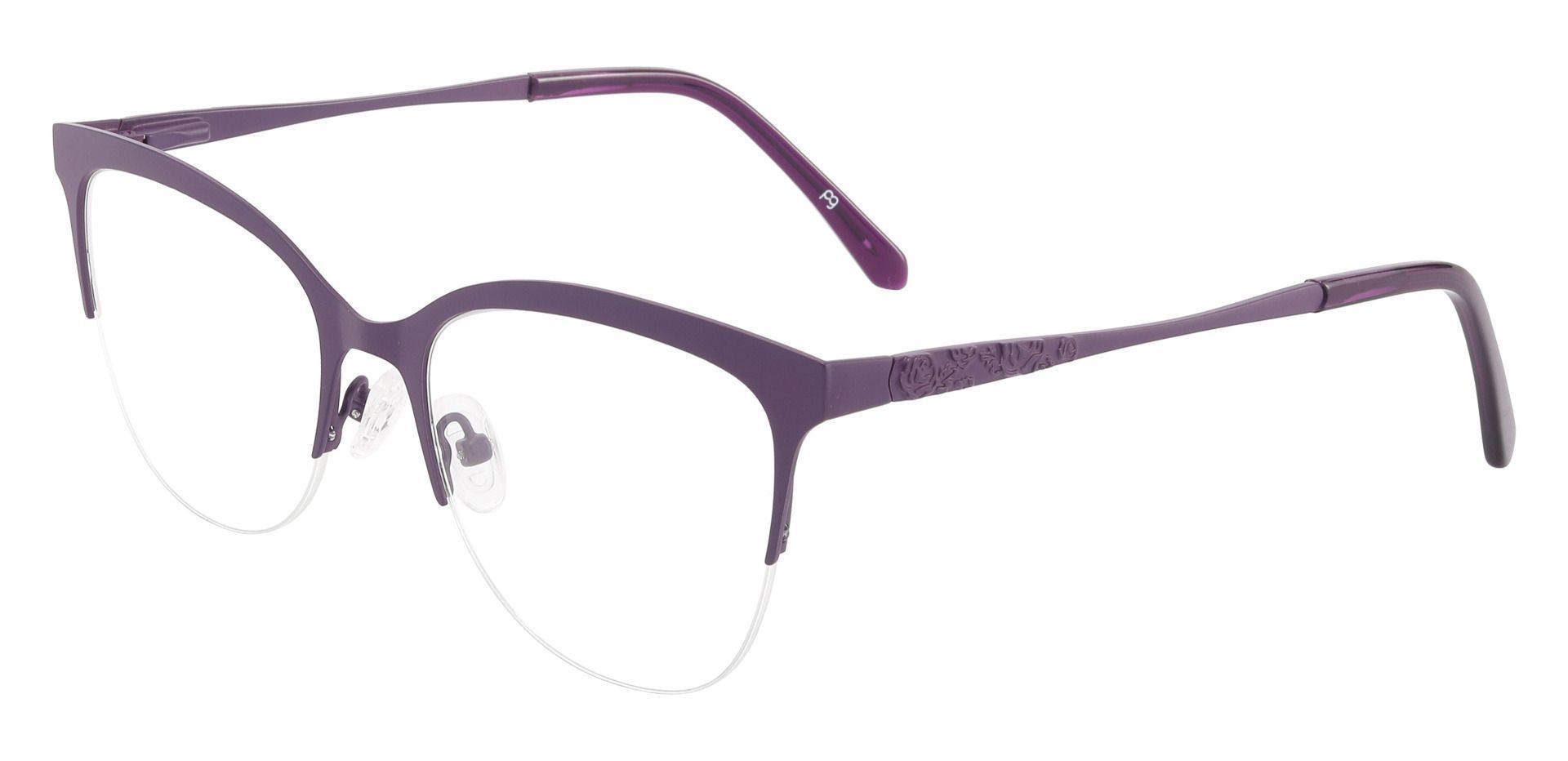 Winnie Oval Prescription Glasses - Purple