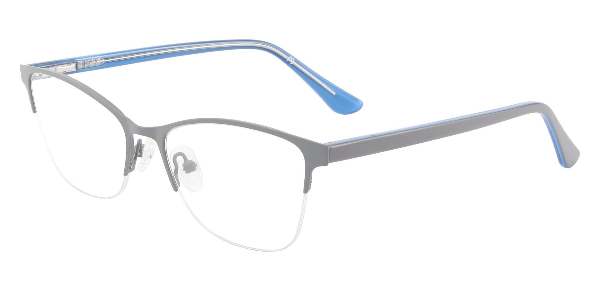 Lindsay Cat Eye Prescription Glasses - Gray