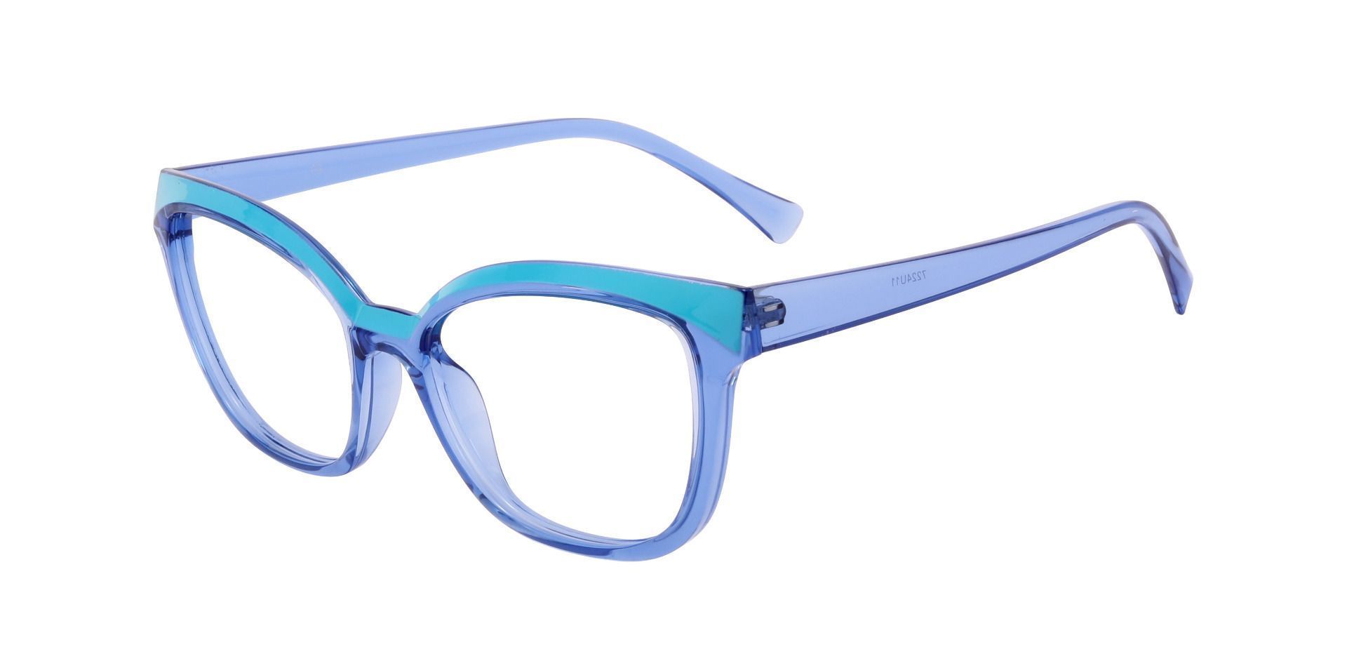 Nashville Cat Eye Prescription Glasses - Blue