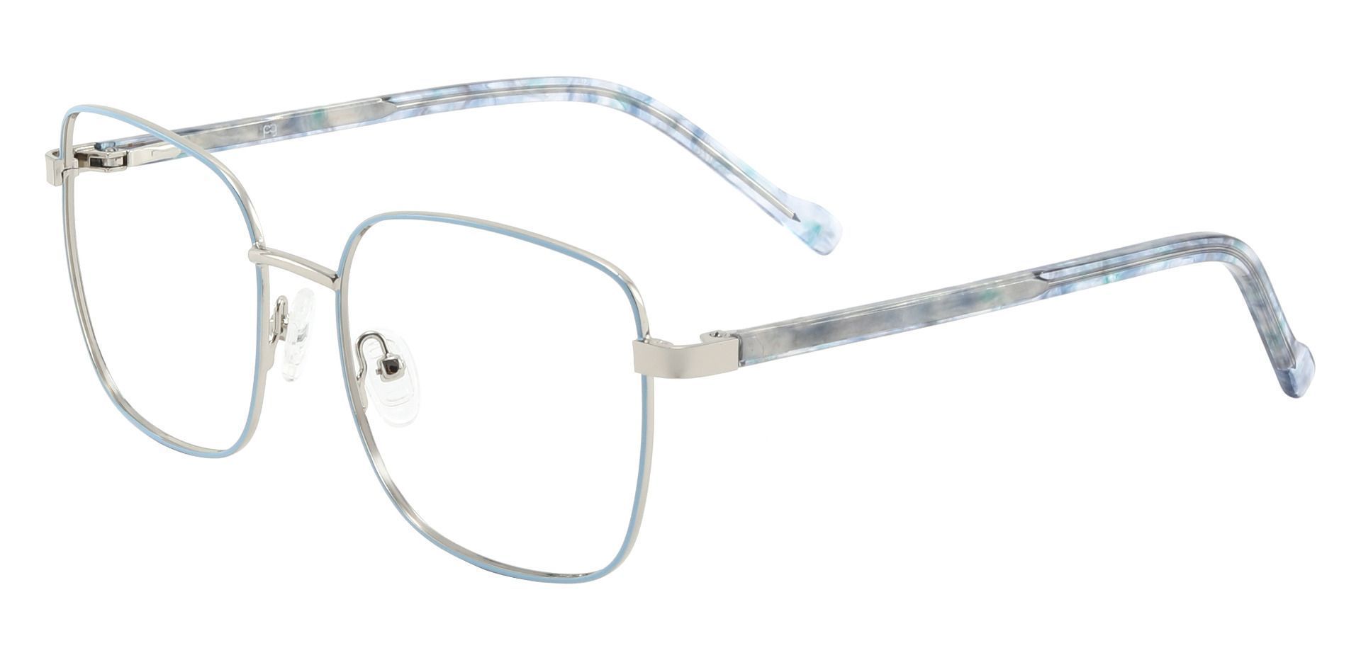 Sunrise Square Prescription Glasses - Blue