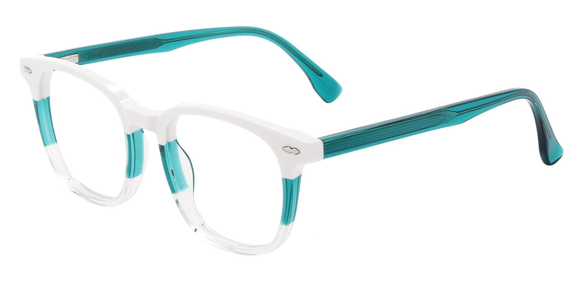 Maury Square Prescription Glasses - White