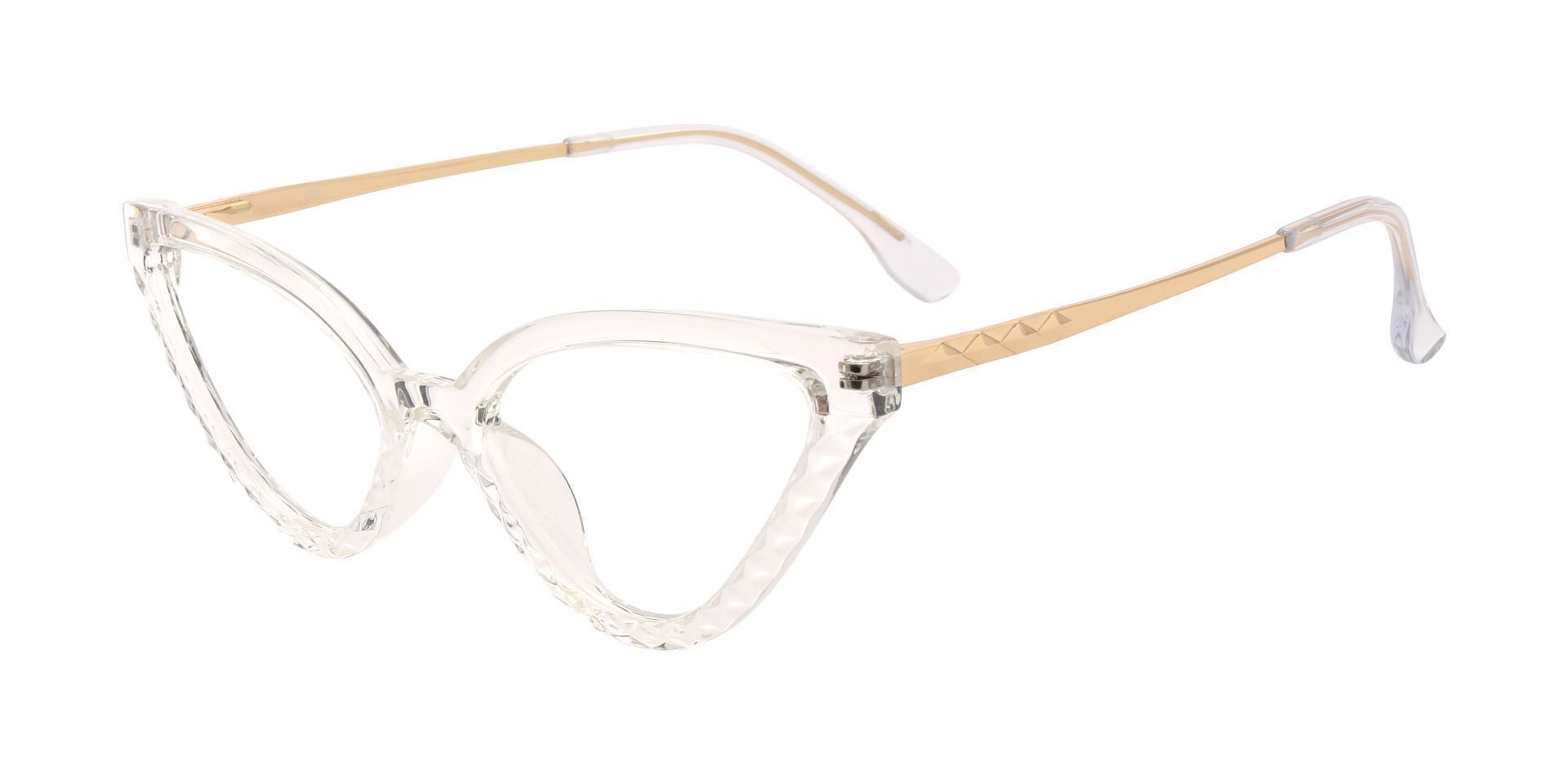 Audrey Cat Eye Prescription Glasses - Clear