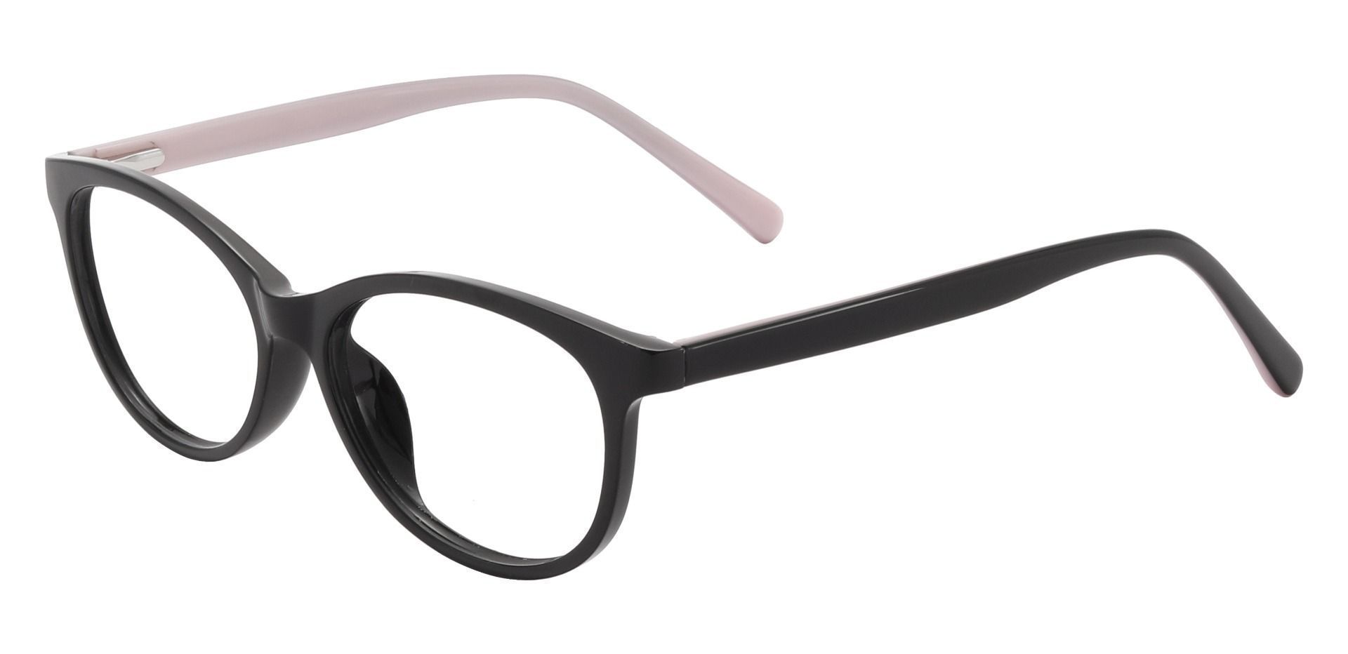 Adora Oval Prescription Glasses - Black