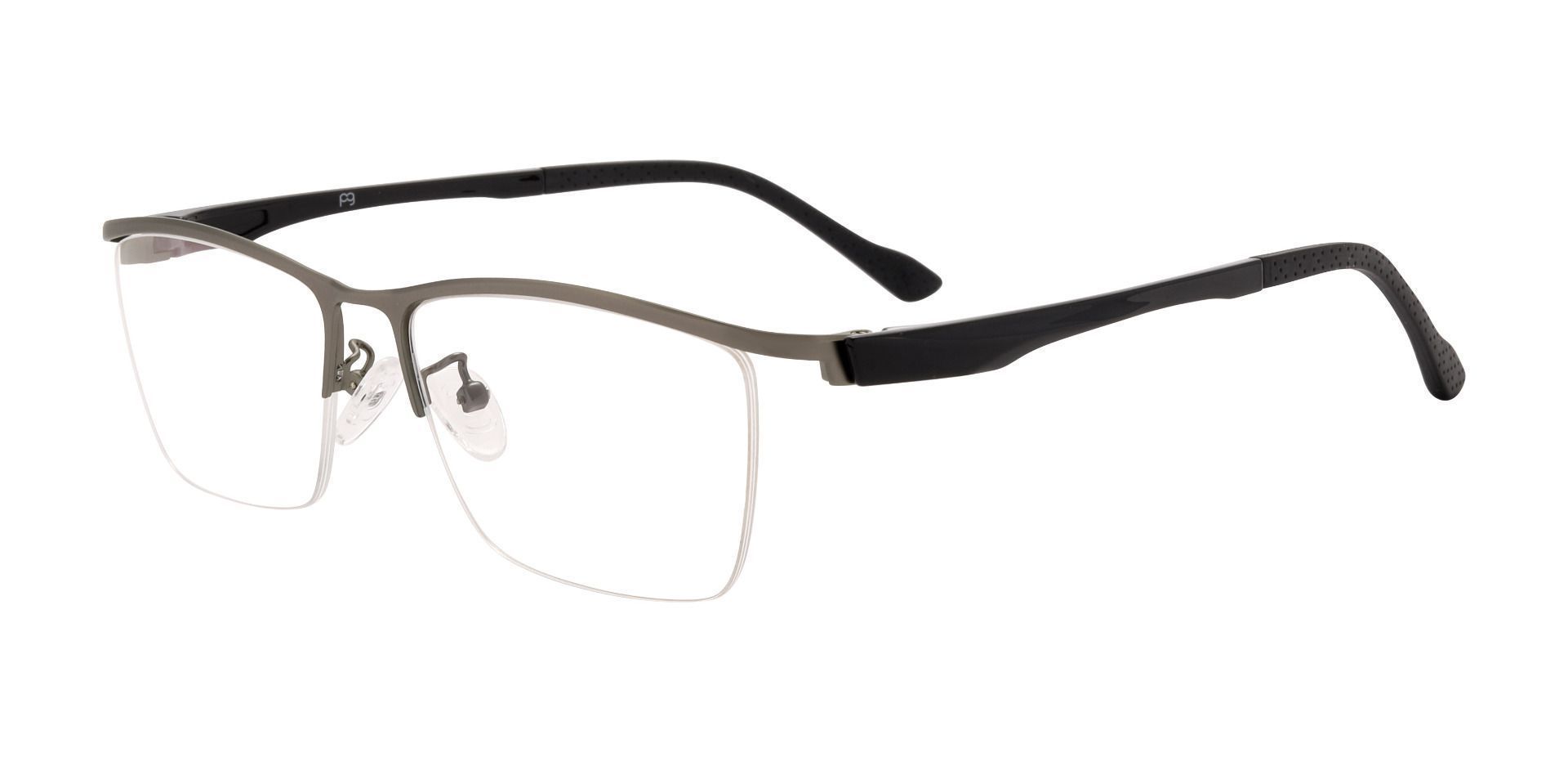 Boyd Rectangle Prescription Glasses - Gray