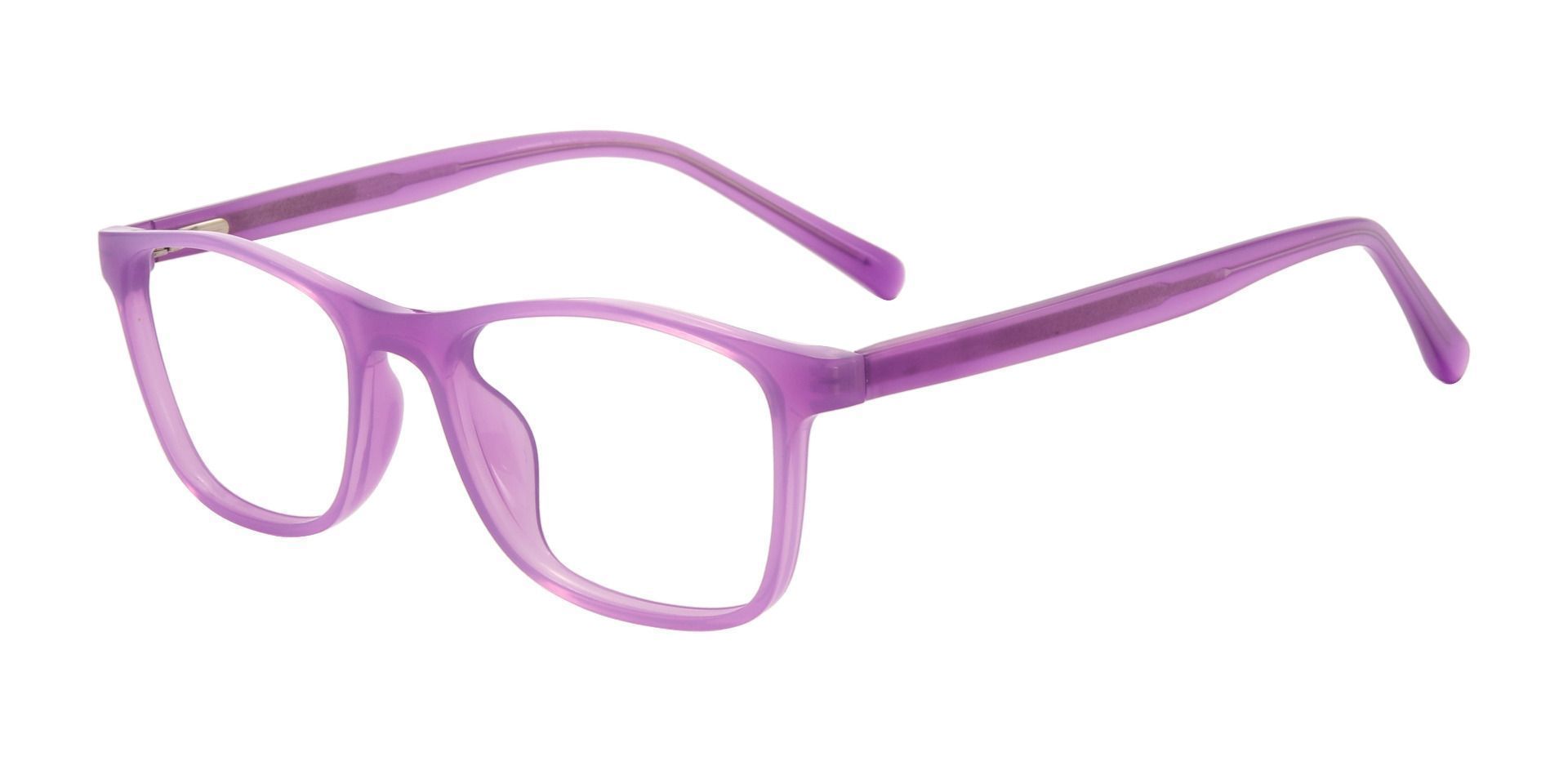 Anton Rectangle Prescription Glasses - Purple