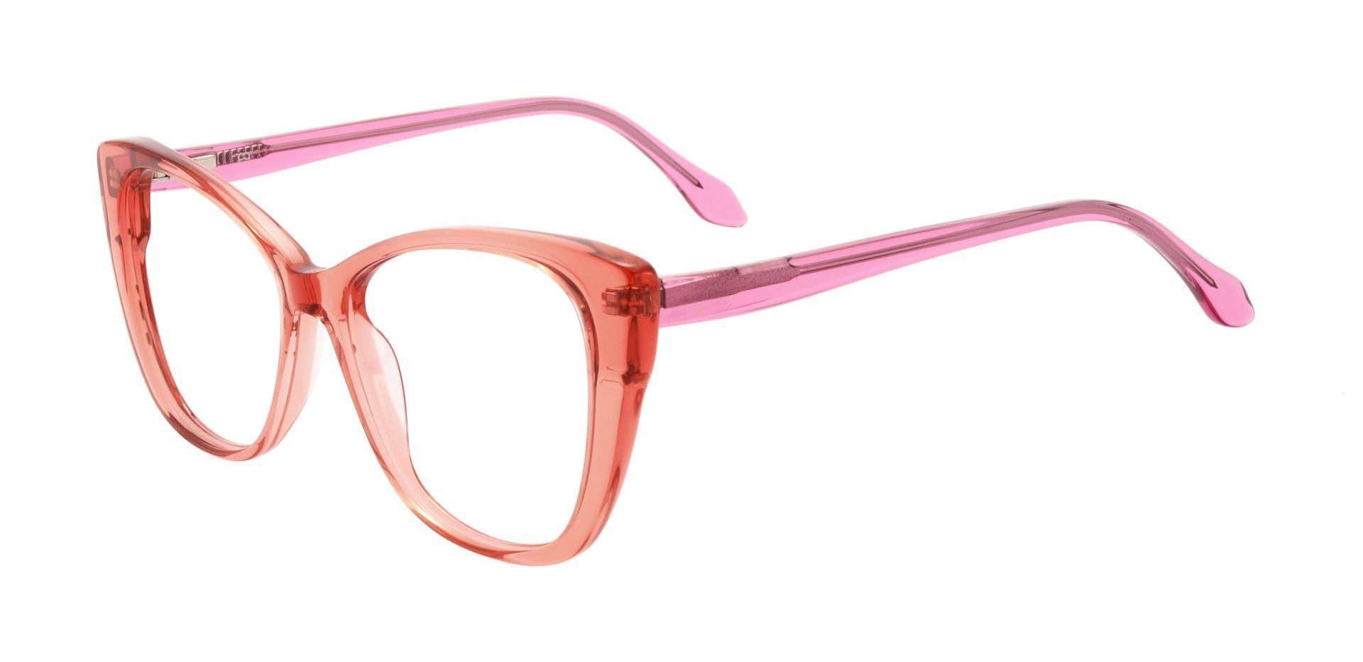 Leigh Cat Eye Prescription Glasses - Pink