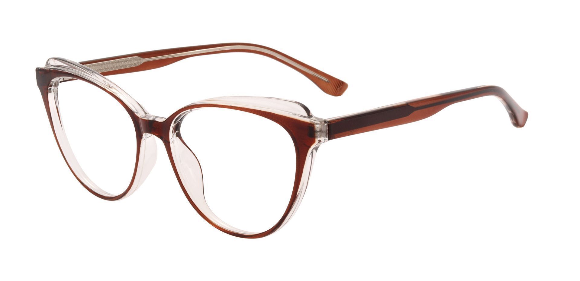 Emilia Cat Eye Prescription Glasses - Brown
