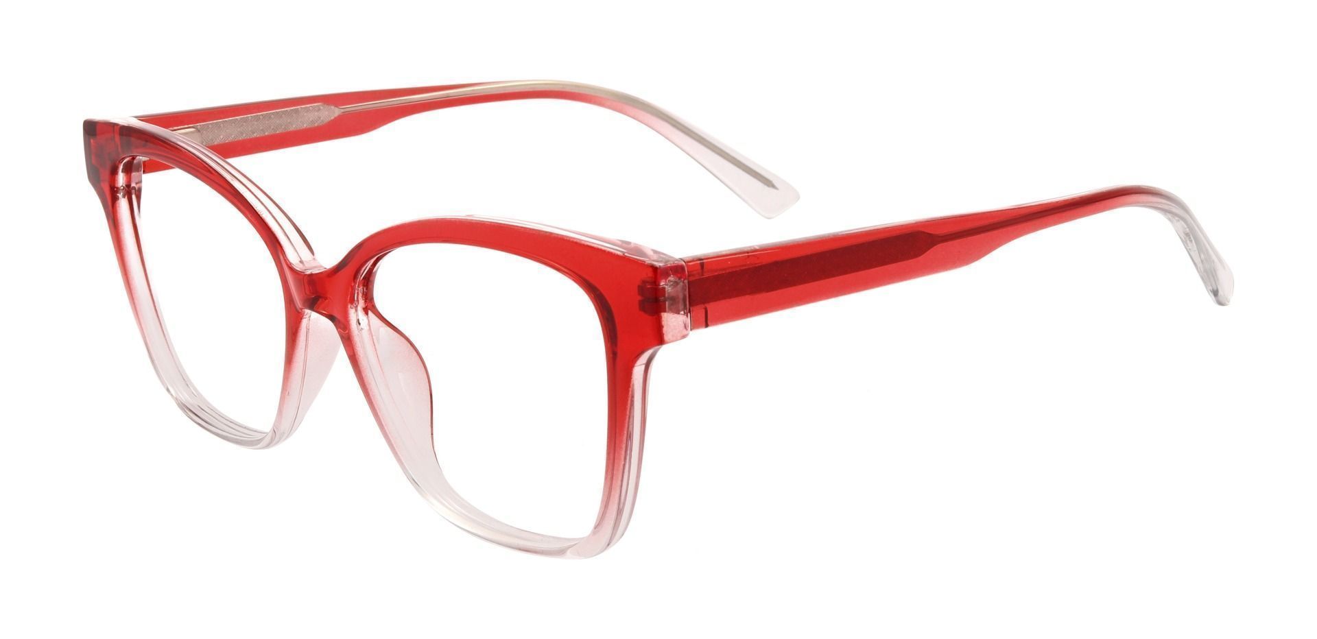 Lucia Cat Eye Prescription Glasses - Red