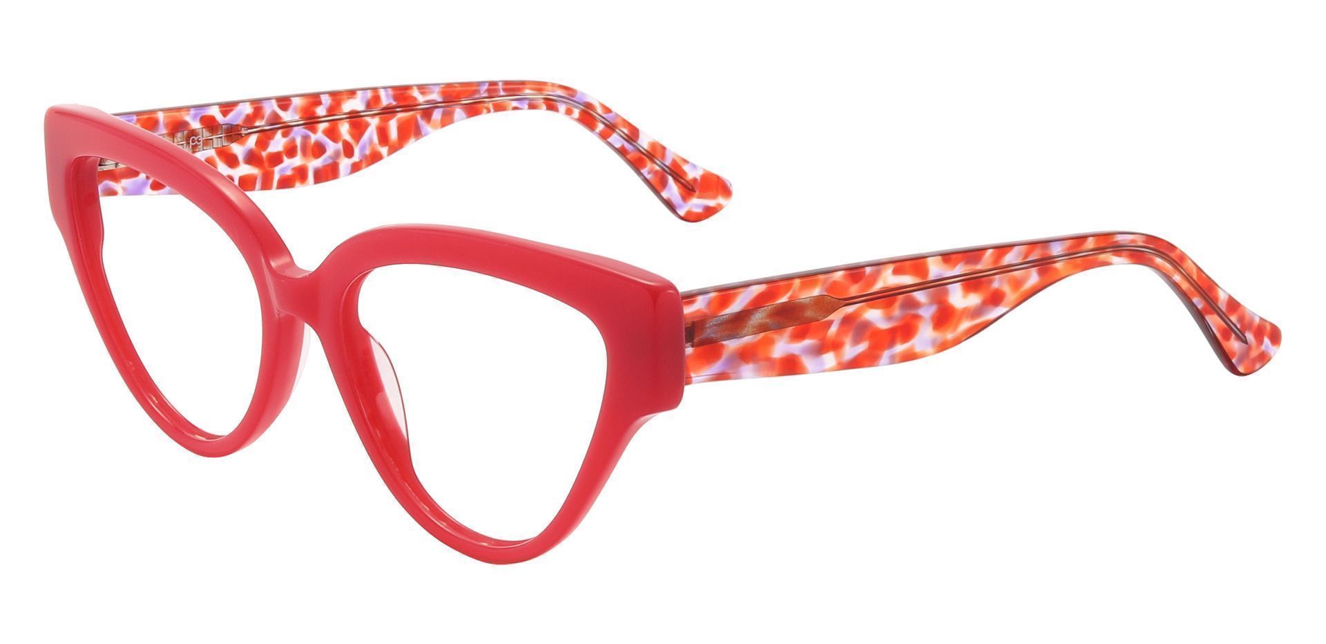 Cascada Cat Eye Prescription Glasses - Red