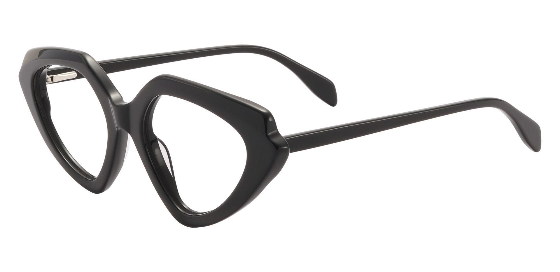 Jacinta Geometric Prescription Glasses - Black