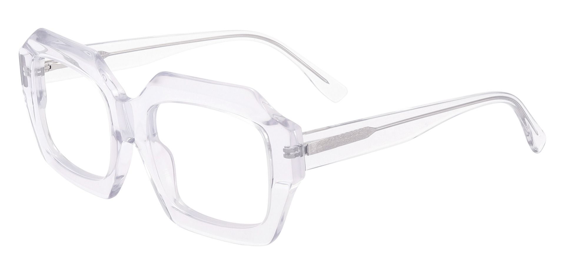 San Juan Geometric Prescription Glasses - Clear