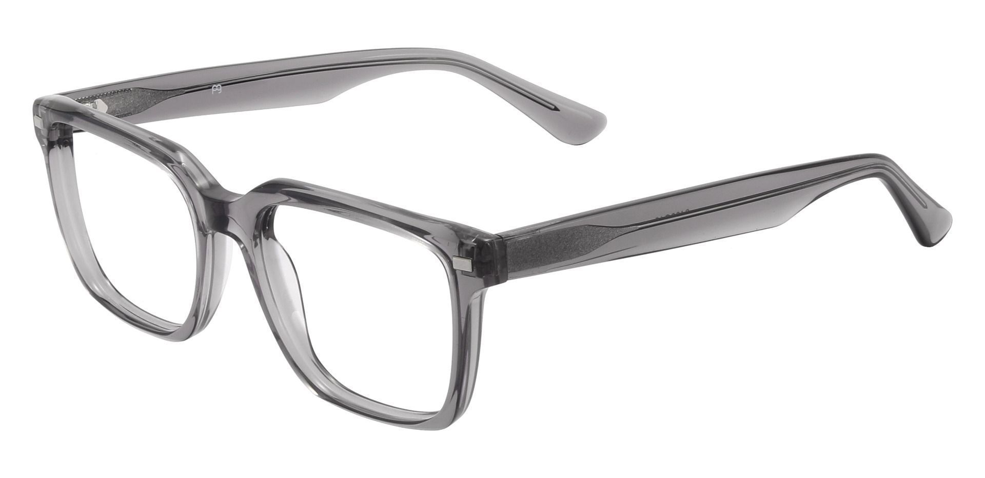Monte Rectangle Prescription Glasses - Gray