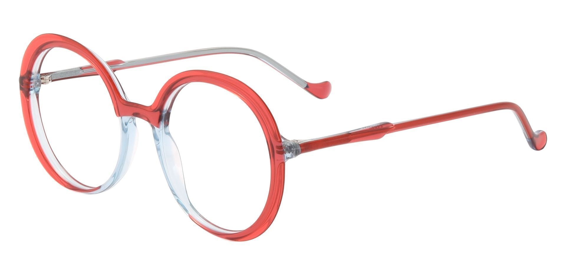 Peralta Round Prescription Glasses - Red