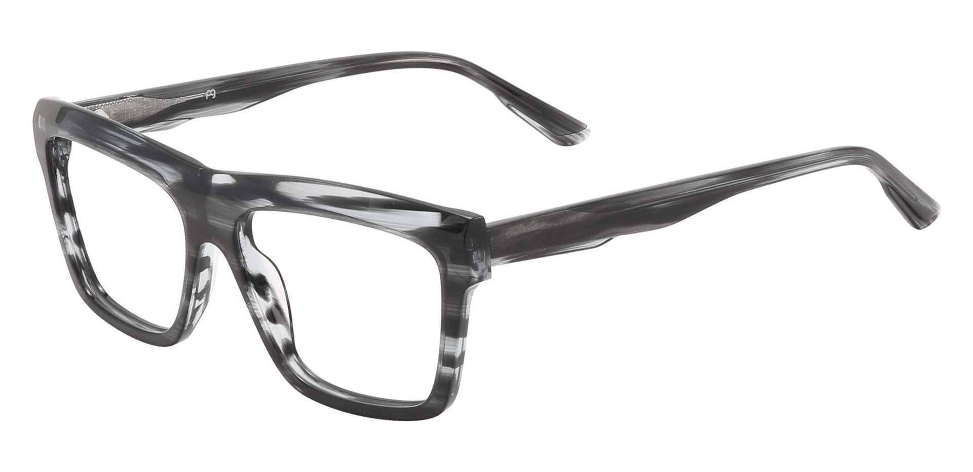 Rivera Rectangle Prescription Glasses - Gray