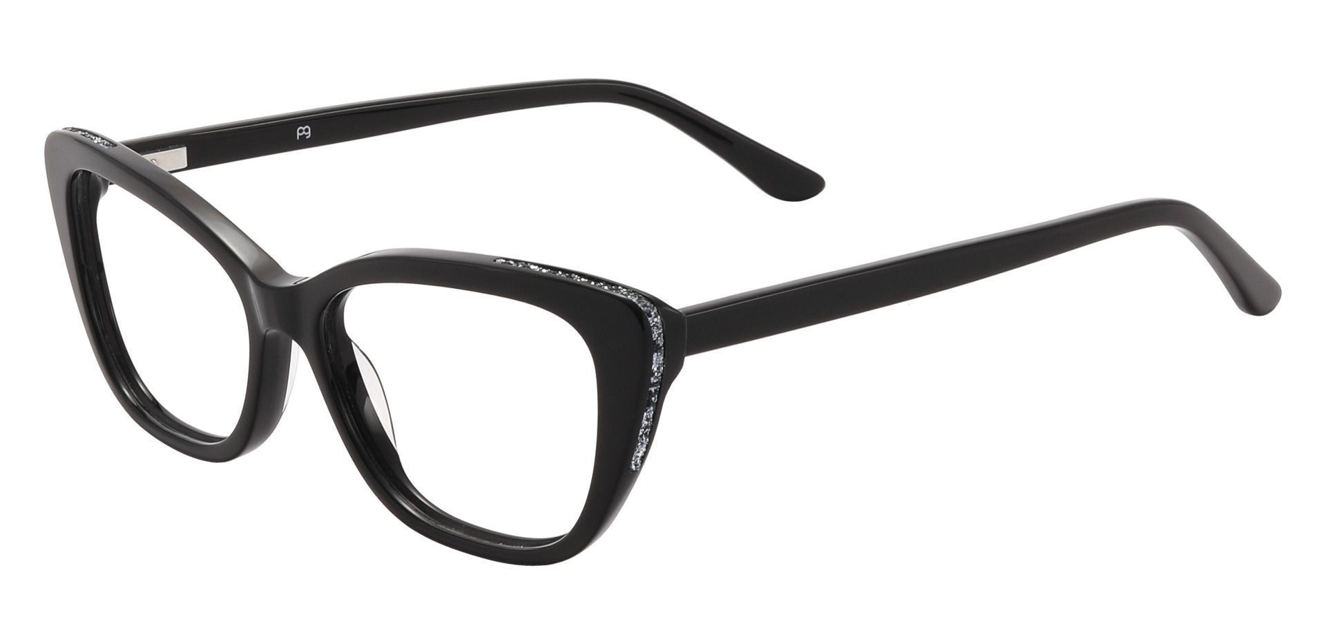 Fairburn Cat Eye Prescription Glasses - Black