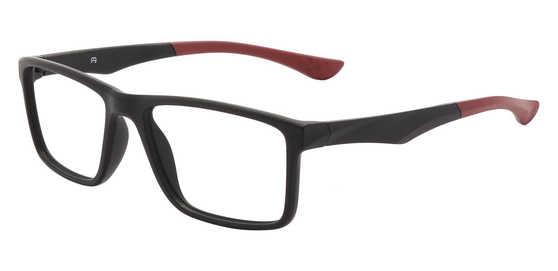 Seth Rectangle Prescription Glasses - Red