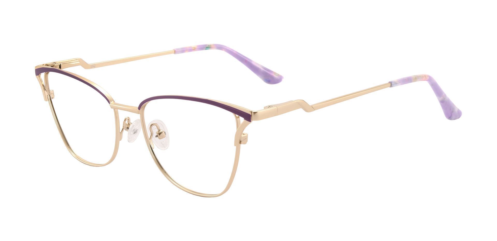 Giada Cat Eye Prescription Glasses - Purple