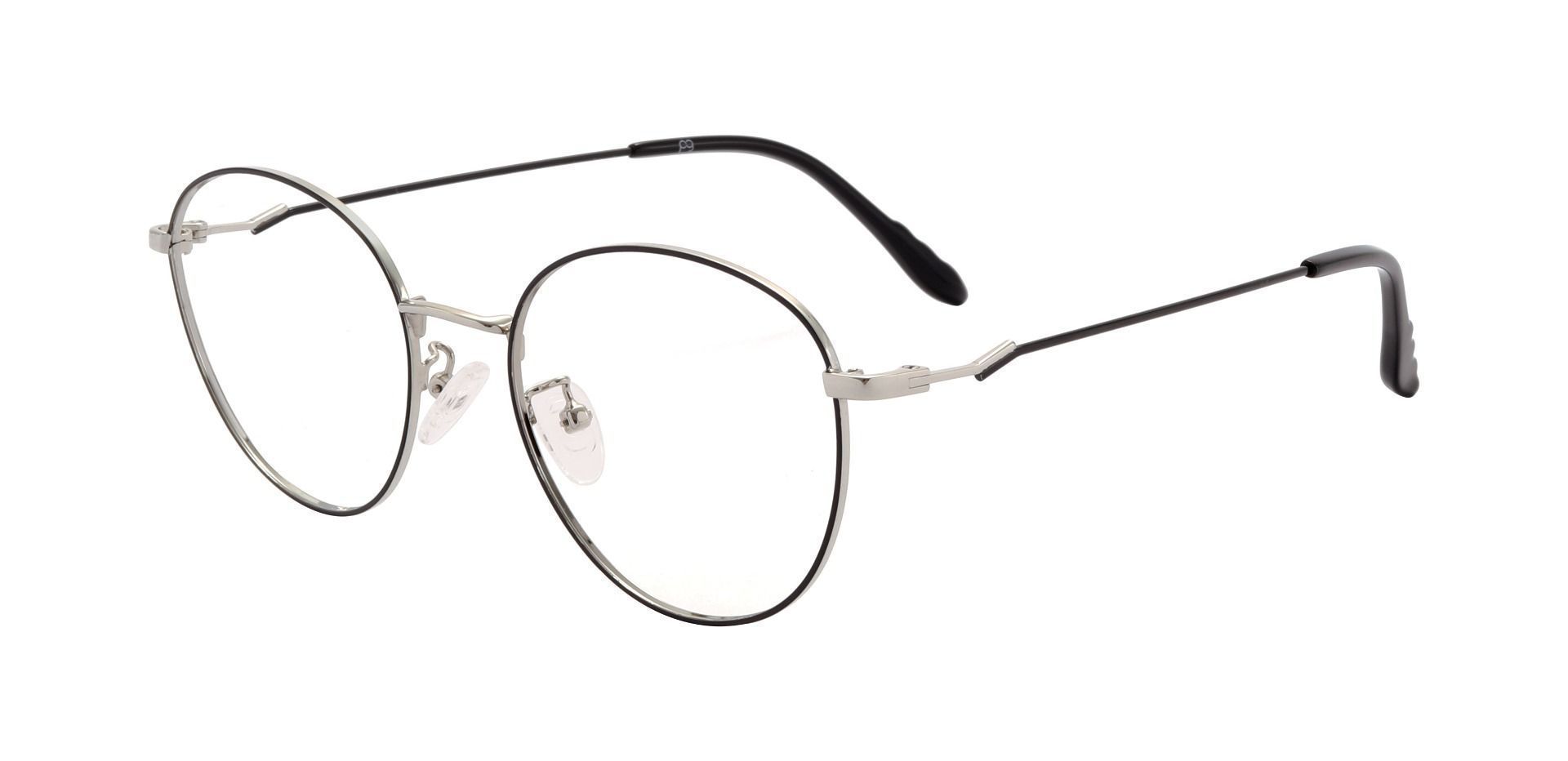 Calliope Oval Prescription Glasses - Black
