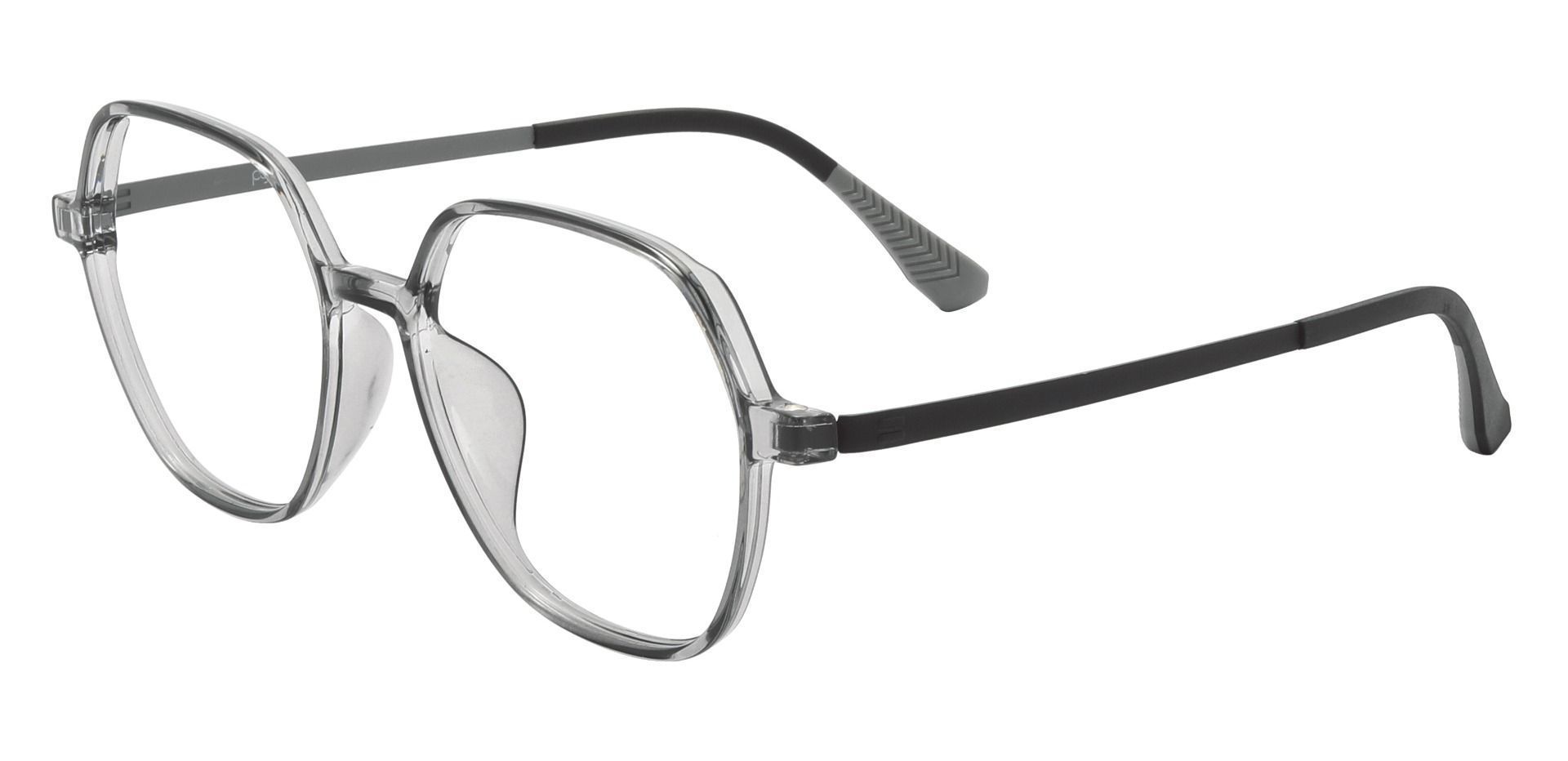 Cassandra Geometric Prescription Glasses - Gray