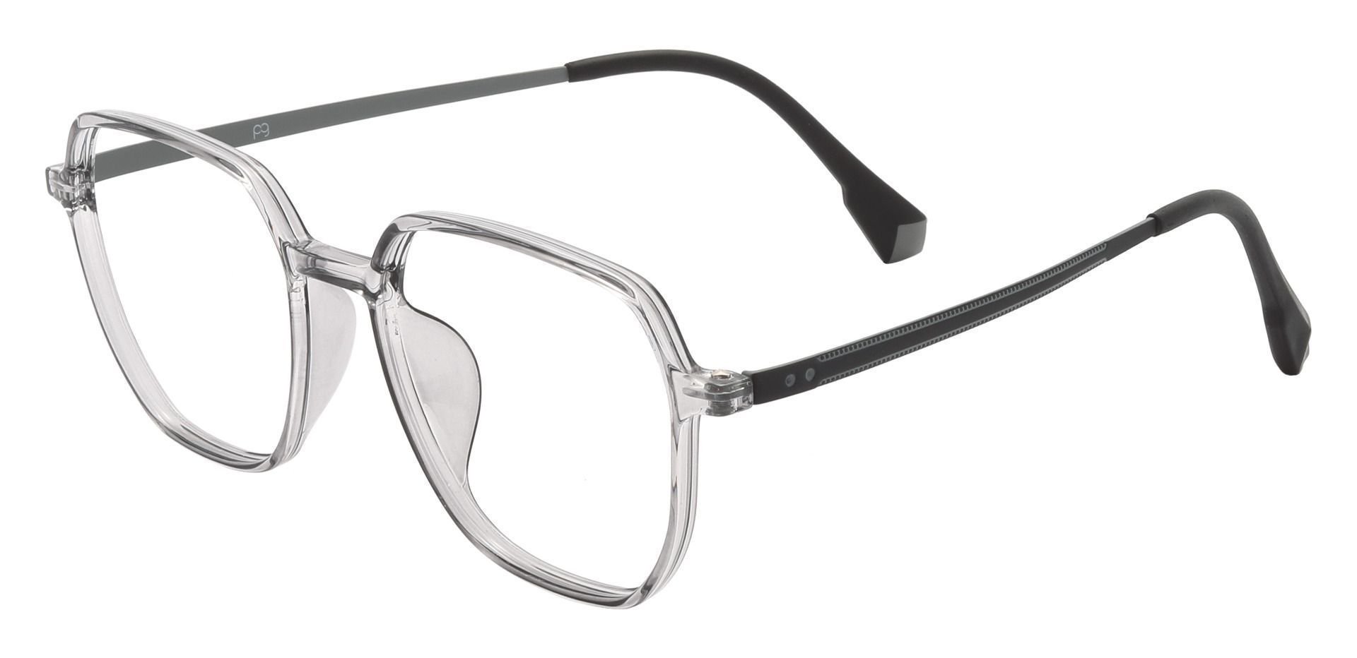 Sophia Geometric Prescription Glasses - Gray