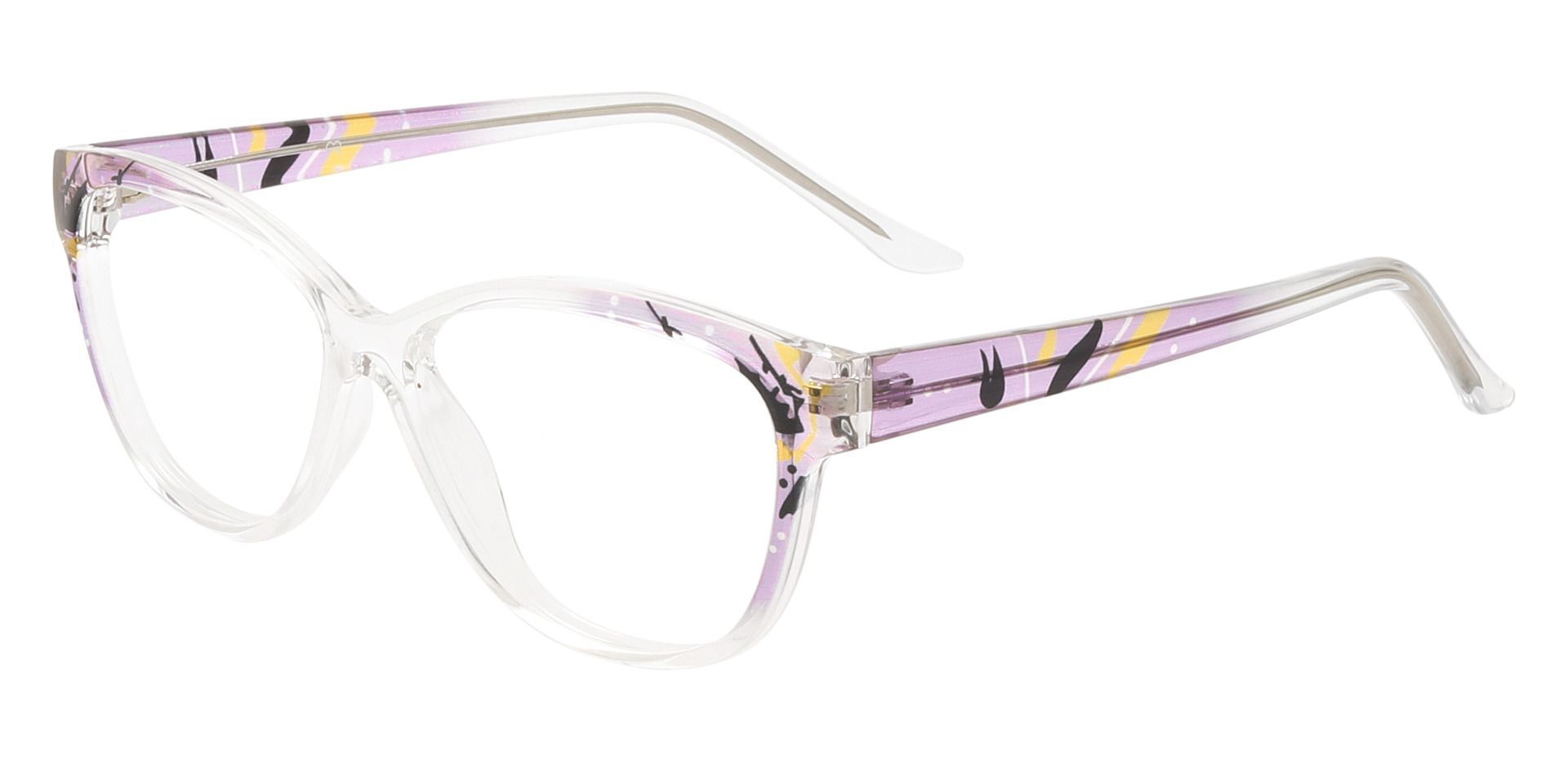 Borden Cat Eye Prescription Glasses - Purple