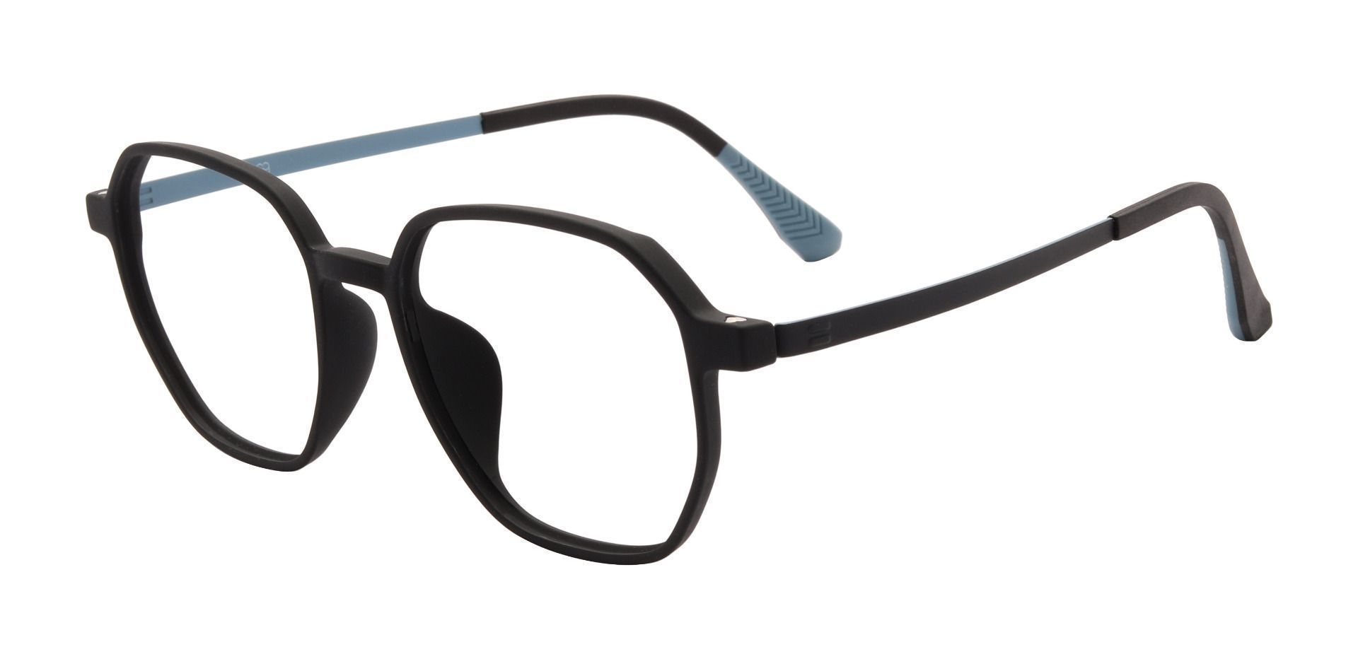 Sharon Geometric Prescription Glasses - Black