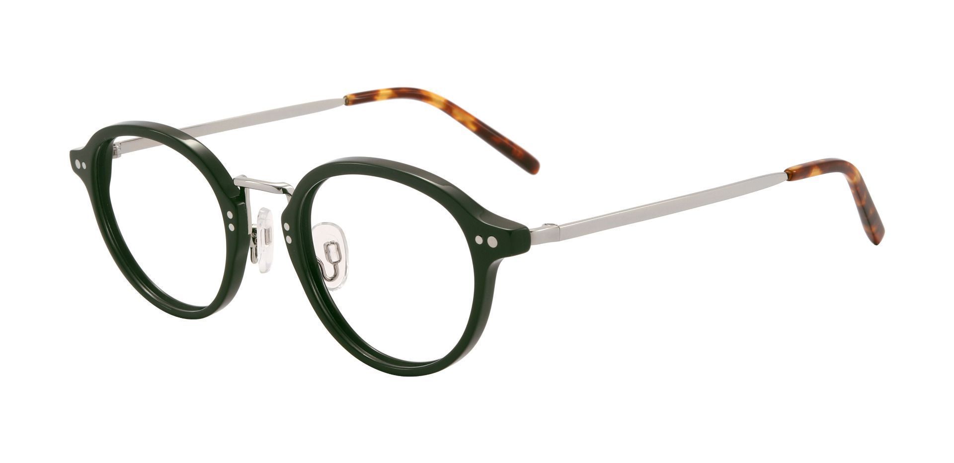 Florence Oval Prescription Glasses - Green