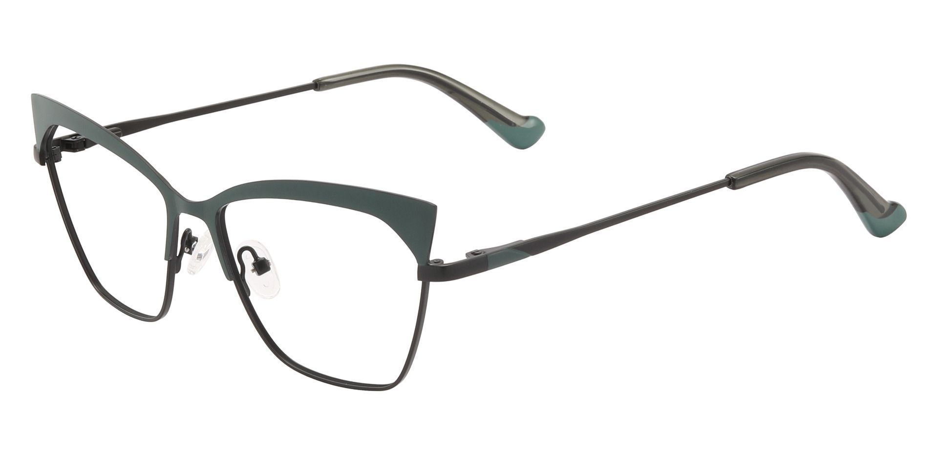 Rudy Cat Eye Prescription Glasses - Green