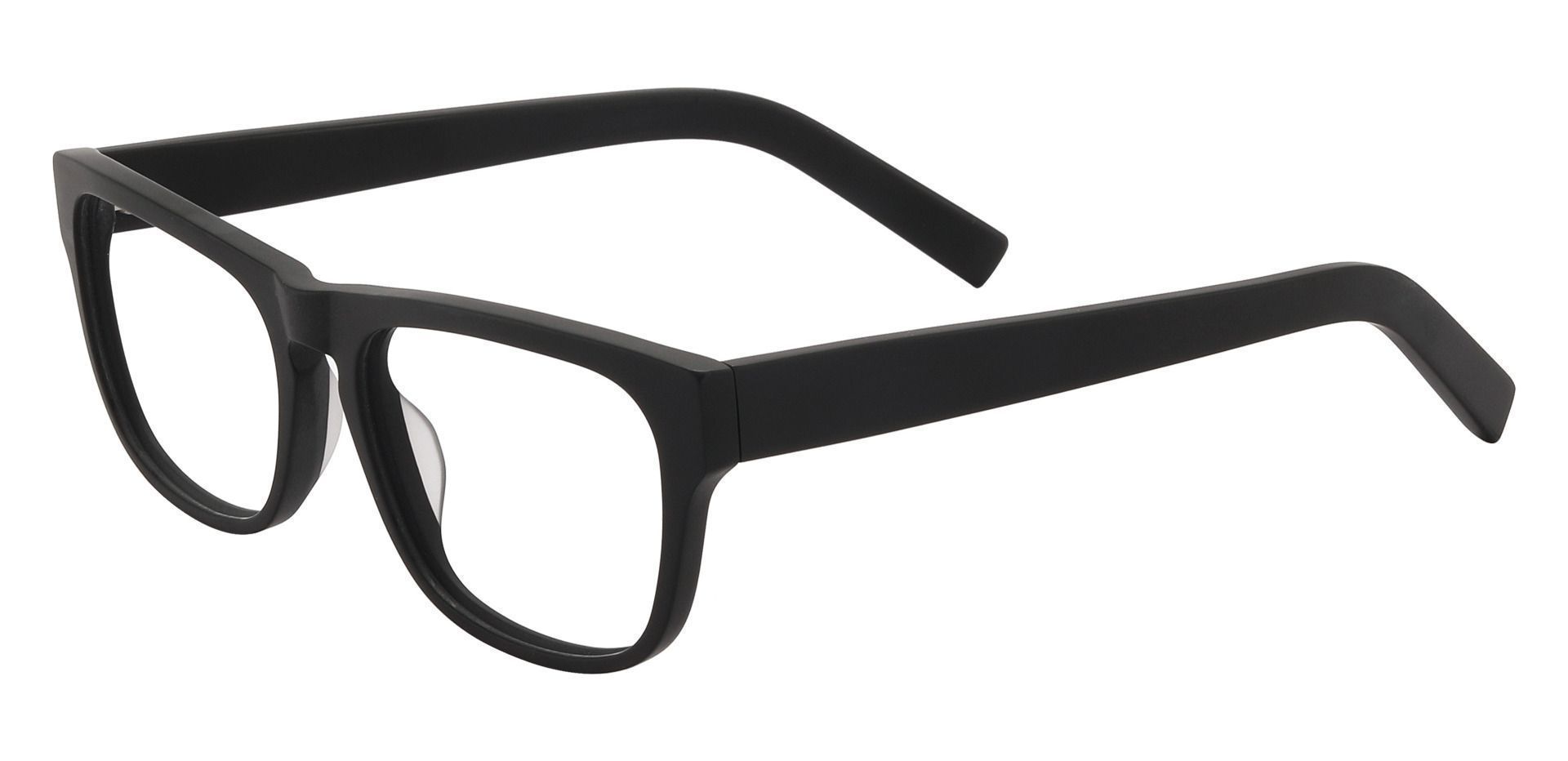Brock Rectangle Prescription Glasses - Black