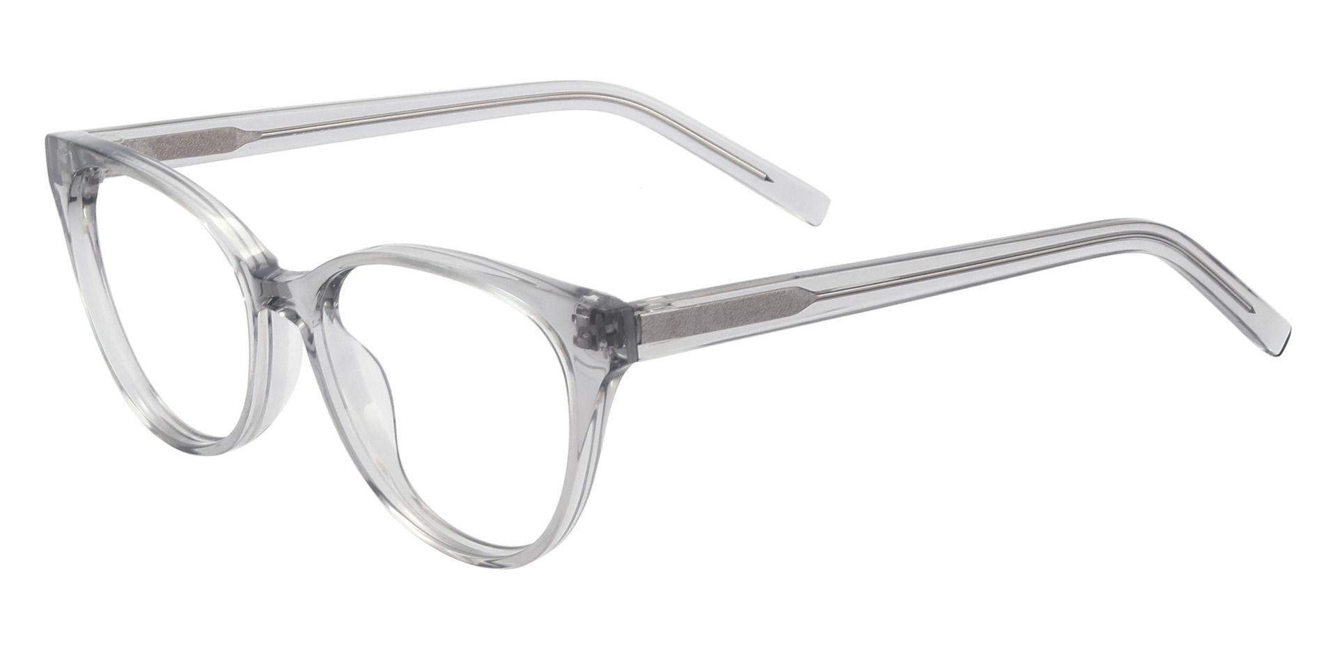 Carthage Oval Prescription Glasses - Clear