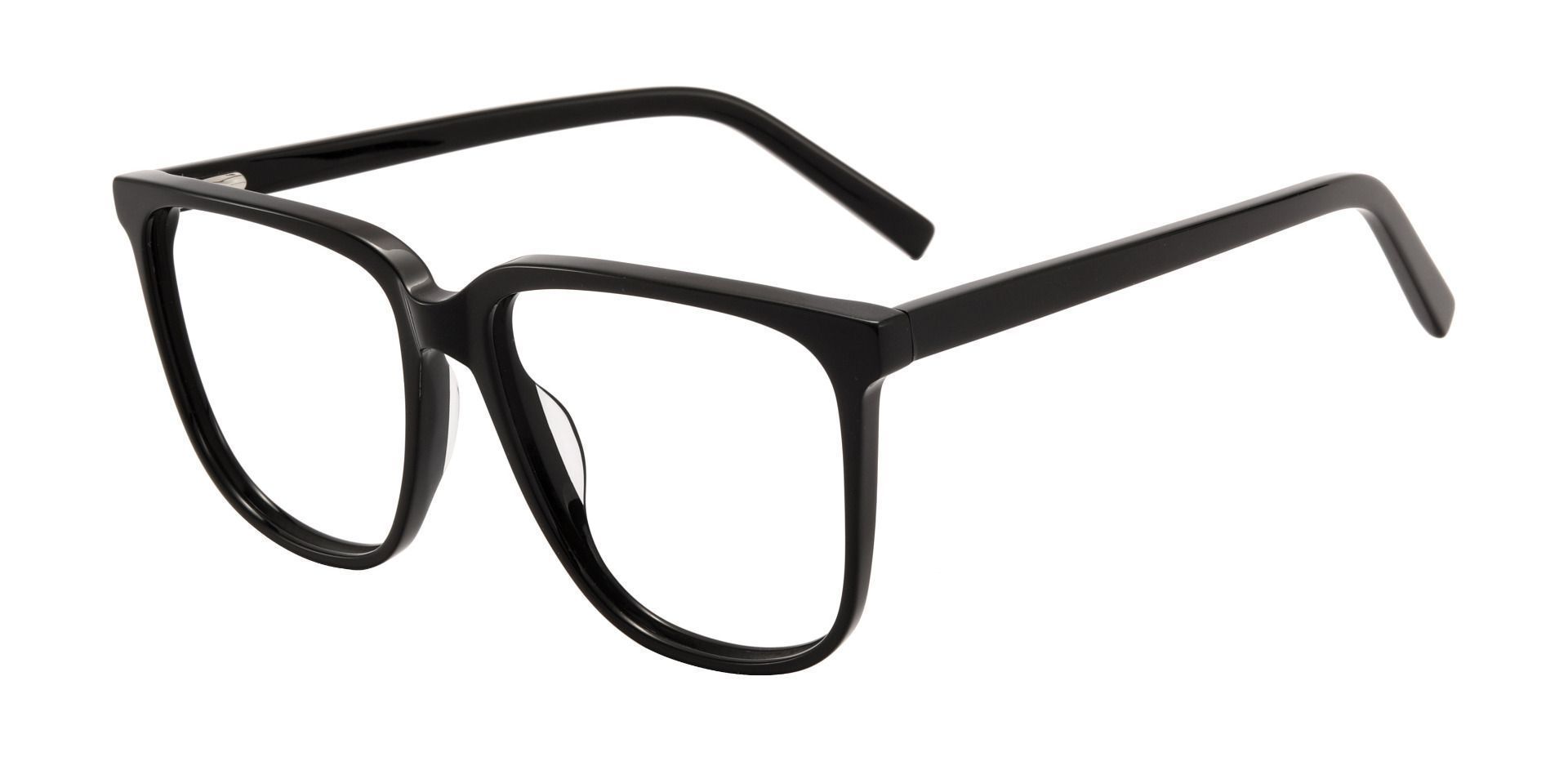 Basil Square Prescription Glasses - Black