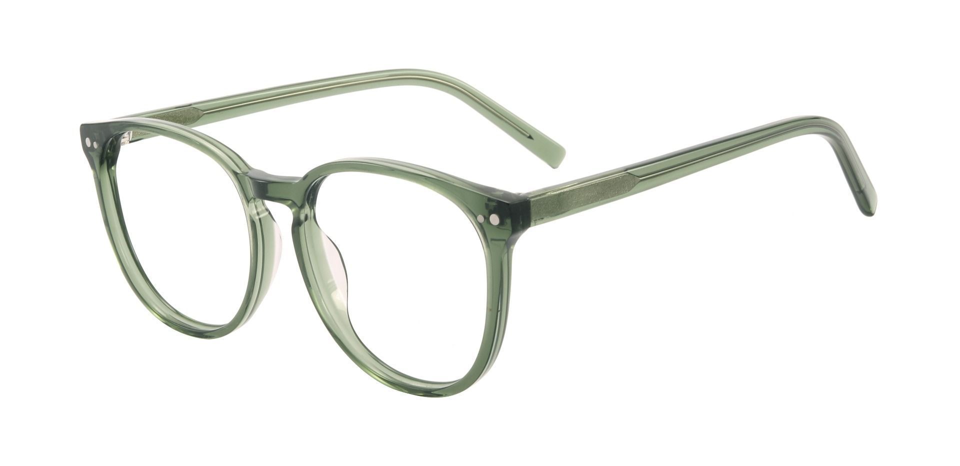 Herron Oval Prescription Glasses - Green