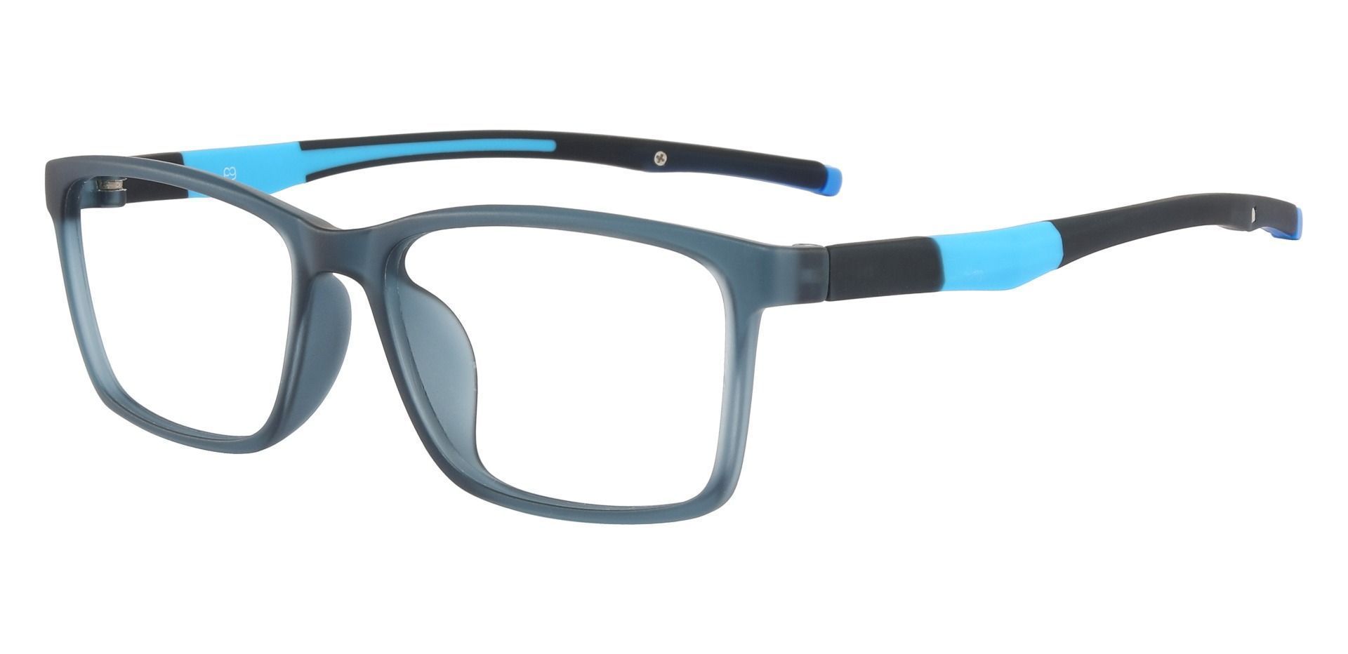Lowell Rectangle Prescription Glasses - Blue