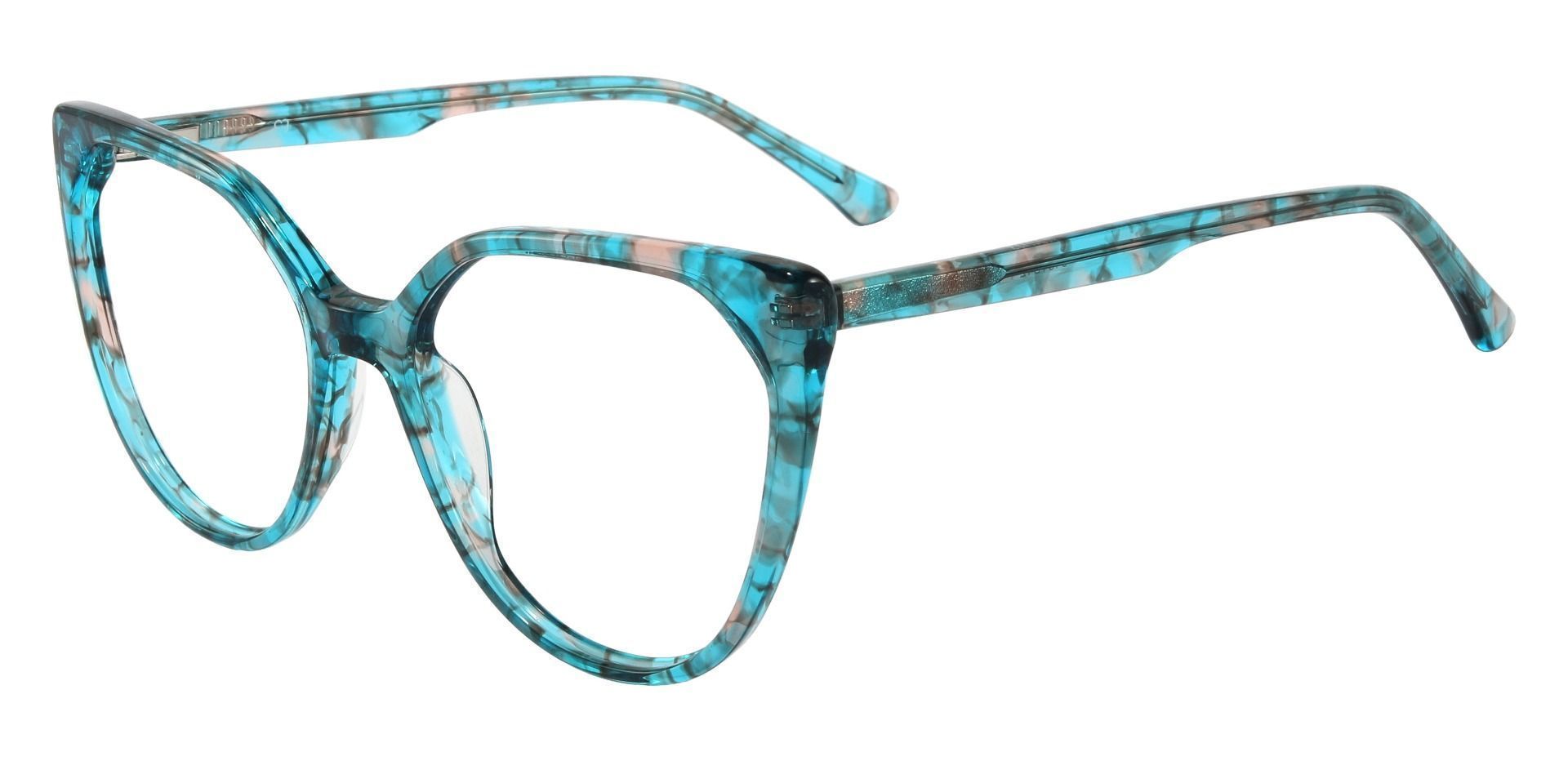 Kyla Cat Eye Prescription Glasses - Blue